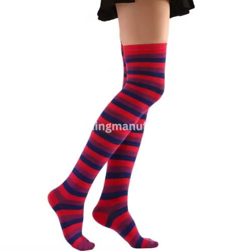 women high knee socks striped party socks wholesale