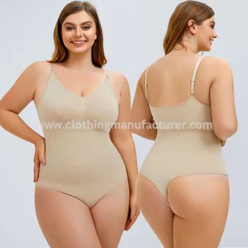 Women Plus Size Tummy Control Bodysuit Bulk