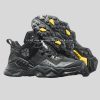grey and black colour breathable hiking shoes wholesaler
