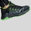 wholesale lightweight green and black hiking shoes