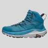 peacock blue colored waterproof hiking shoes vendor
