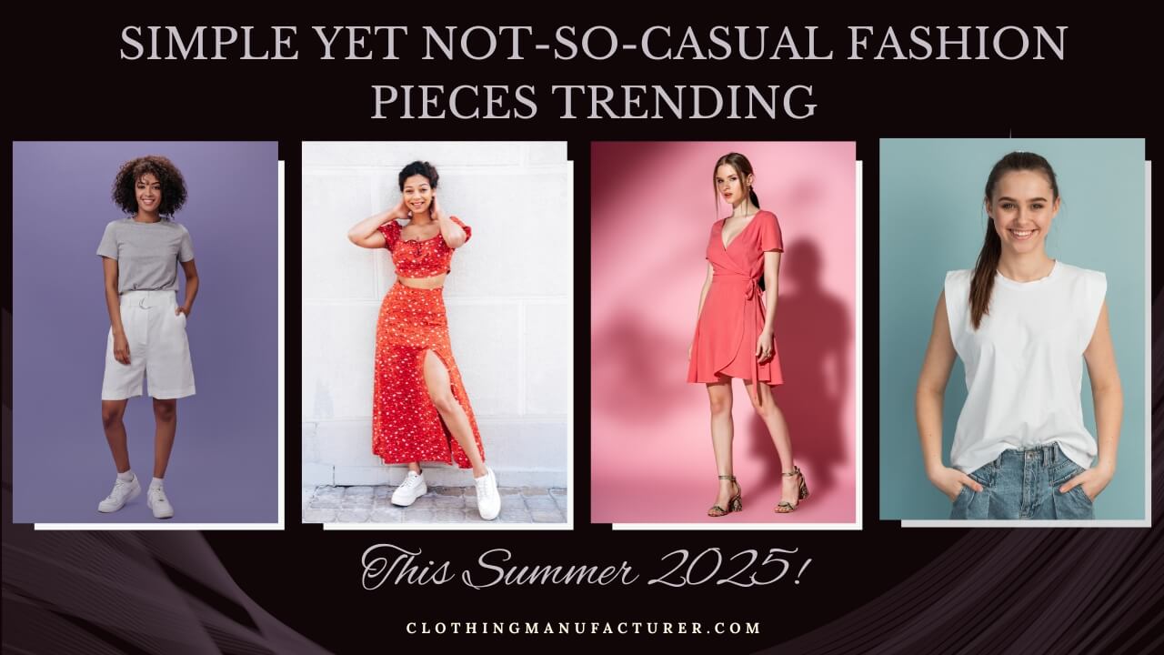 wholesale trending simple summer fashion pieces