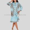 wholesale long sleeve boho dress