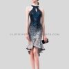 custom sequin ruffle dress