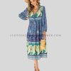 tassel tie neck boho dress vendor