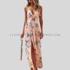 halter neck boho dress supplier