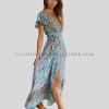 side split long boho dress supplier