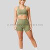 womens fitness shorts set supplier