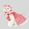 cats cotton clothes with detachable bow manufacturer