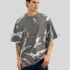 mens round neck tie dye t shirt manufacturer