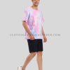 mens short sleeves tie dye t shirt manufacturer