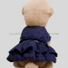 custom dogs ruffled dress