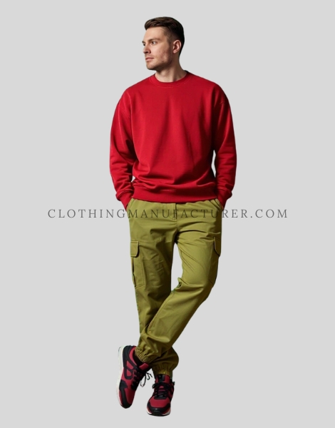custom mens cotton cargo pants