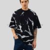 custom mens round neck tie dye t shirt