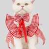 cats cotton clothes with detachable bow supplier
