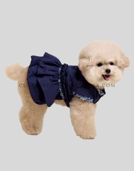dogs ruffled dress supplier