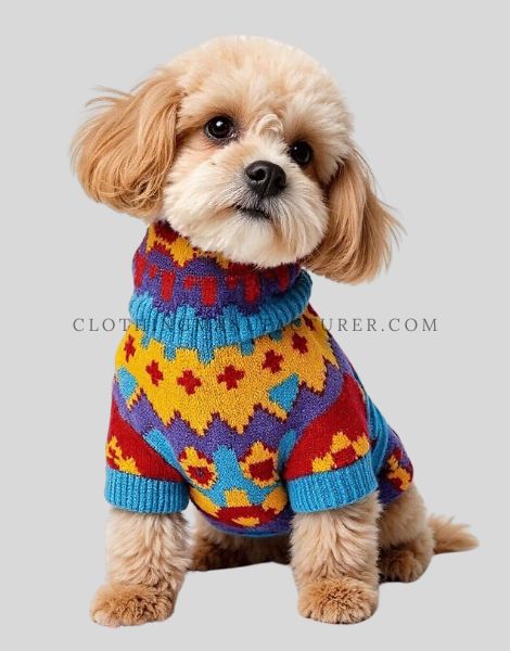 nordic style colorful sweater supplier