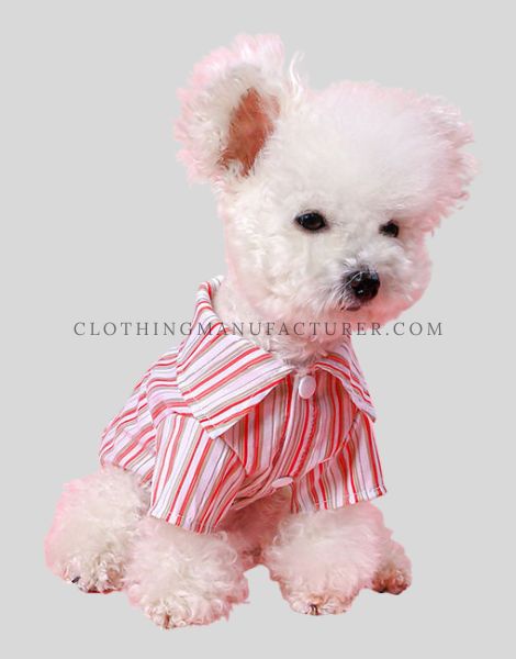 striped dogs shirt supplier