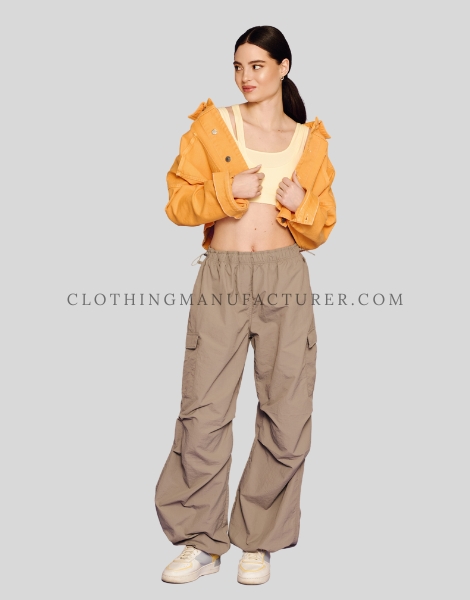 womens baggy cargo pants supplier