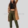 womens cuffed cargo pants supplier
