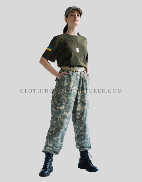 womens military cargo pants supplier