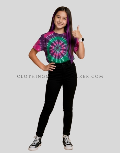 Custom Womens Starburst Tie Dye T Shirt womens starburst tie dye t shirt supplier