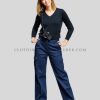 custom womens bell-bottom cargo pants