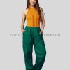 custom womens elastic waistband cargo pants