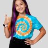 custom womens starburst tie dye t shirt