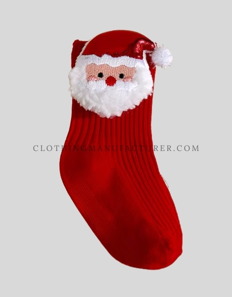 custom 3d cartoon printed christmas socks
