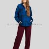 custom casual oversize shacket for women