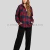 casual oversize shacket for women manufacturer