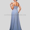 high side slit spaghetti strap dress manufacturer