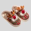soft sole christmas cotton slippers manufacturer