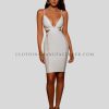 v neck spaghetti strap dress manufacturer