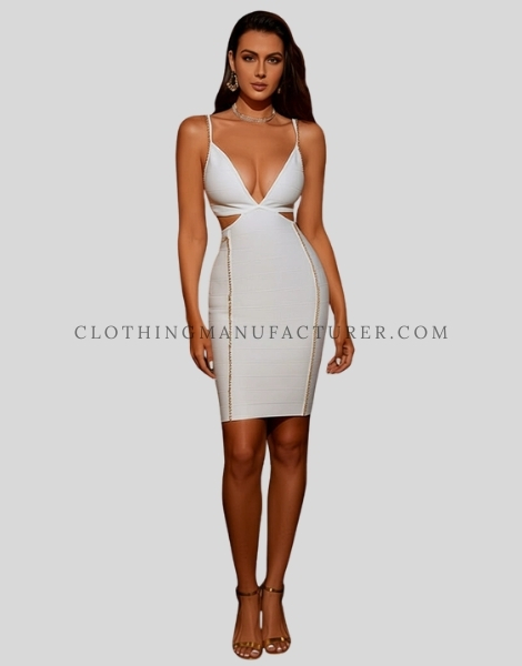 v neck spaghetti strap dress manufacturer