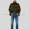 custom turtleneck shacket for men