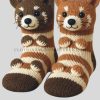 animal print knitted christmas socks supplier