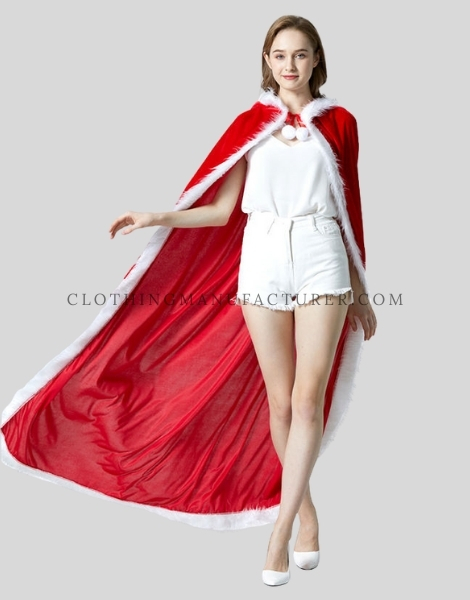 cape cloak christmas clothes for women supplier