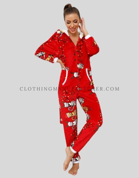 christmas nightwear clothes for women supplier