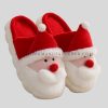  christmas santa claus design slippers supplier