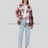 flannel shacket for women supplier