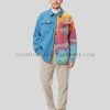 printed oversize shacket for men supplier