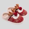 soft sole christmas cotton slippers supplier
