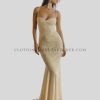 spaghetti strap wedding dress supplier