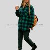 buffalo plaid flannel shirt for women manufacturer