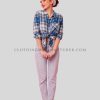 cropped flannel shirt for women manufacturer