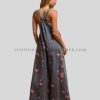 floral printed denim jumpsuit manufacturer