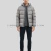 front zipper puffer jacket for men manufacturer