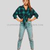 oversized flannel shirt for women manufacturer